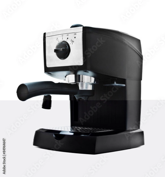 Obraz black espresso machine