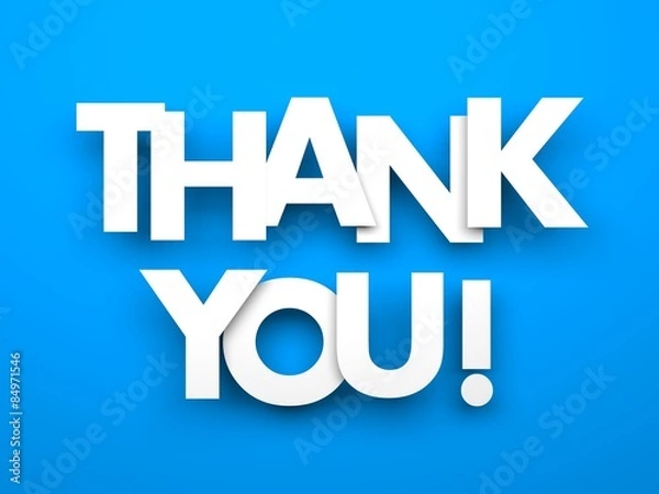 Obraz Thank you