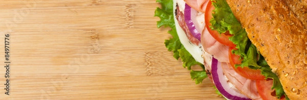 Obraz Kanapka. Selektywna ostrość.