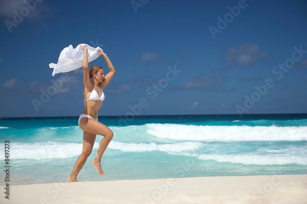 Fototapeta jolly woman