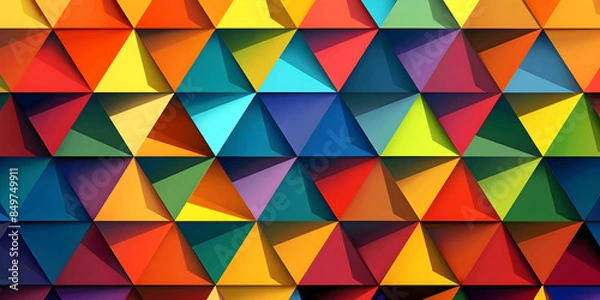 Fototapeta abstract shapes art, ai generated.