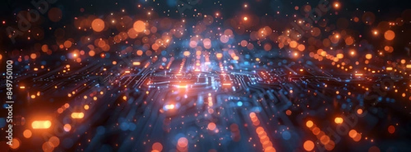 Obraz 5g technology, futuristic.generative ai