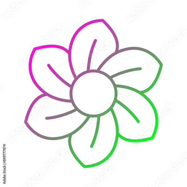 Fototapeta Flowers icon