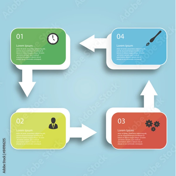 Fototapeta инфографика