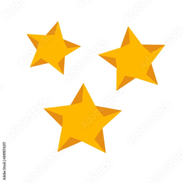 Obraz Three gold Star