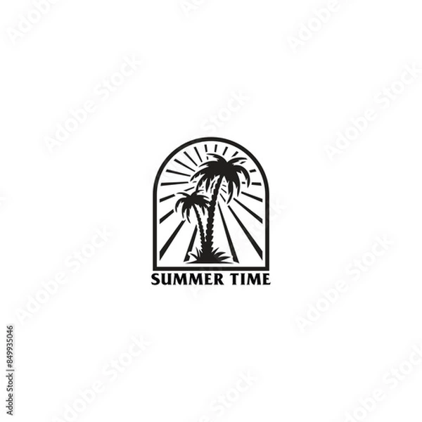 Obraz summer logo vector