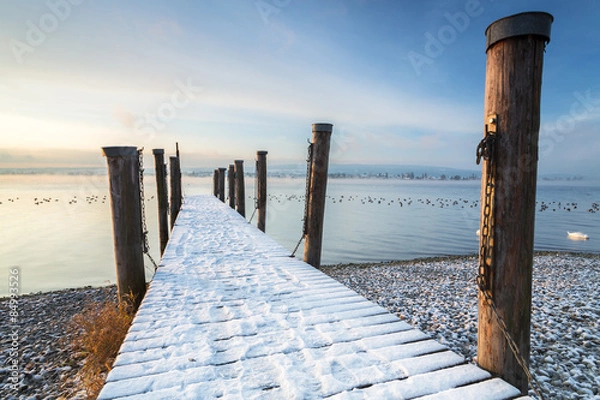 Fototapeta kalter Wintermorgen