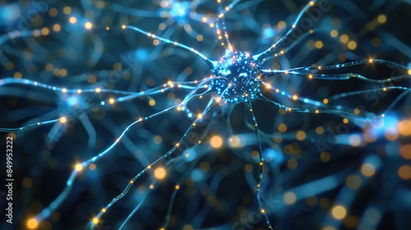 Fototapeta Deep Learning Algorithms Curve and twist throug