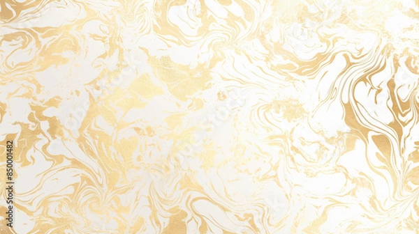 Fototapeta Abstract gold marble texture with copy space text for design, website, or branding
