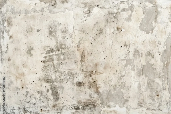 Fototapeta Old concrete wall texture background. Building pattern surface clean soft polished. Abstract vintage cracked spray stone rough, Cream natural grunge loft construction antique, Design work paper floor.