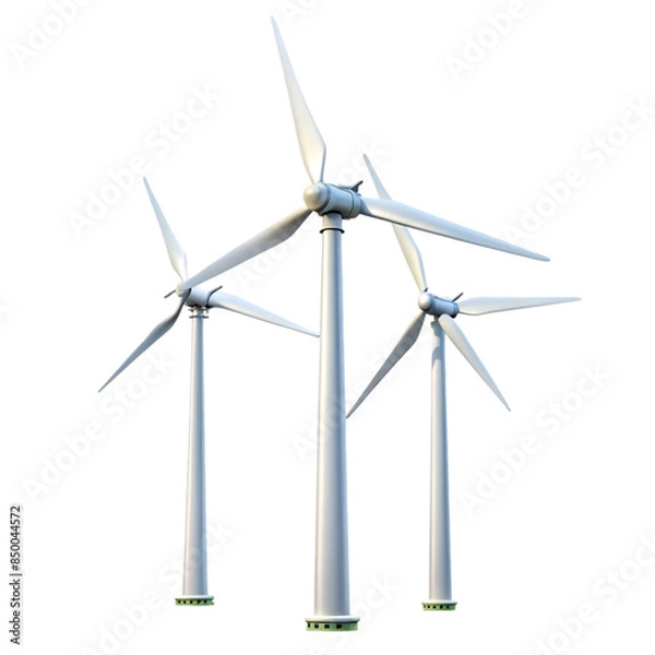 Obraz windmill three blades transparent background