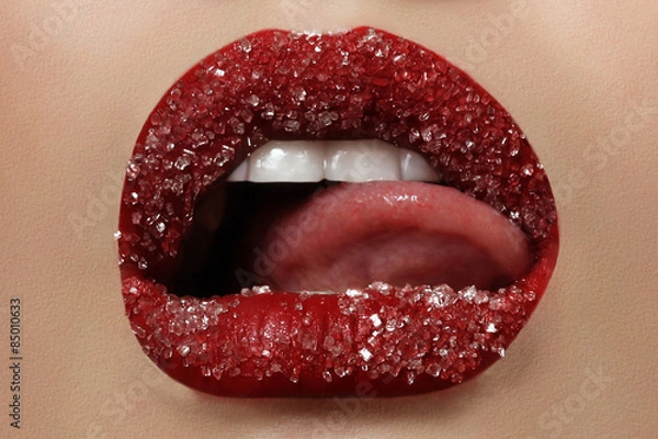Obraz sugar on lips