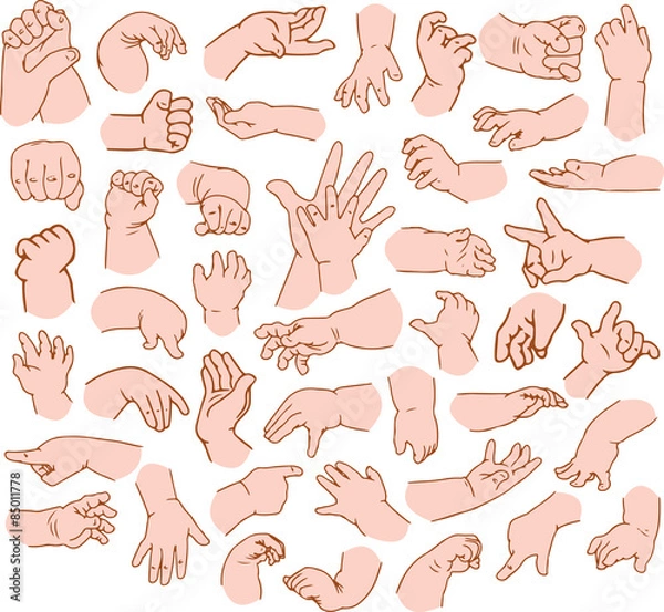 Obraz Baby Hands Pack