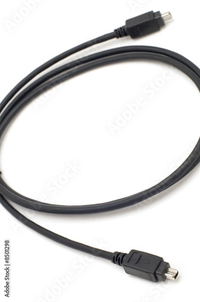 Fototapeta cable usb close up