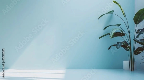 Obraz Blank space in marketing composition for text overlay.