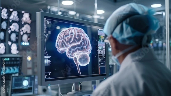 Obraz AI Technology in Brain Examination Generative AI