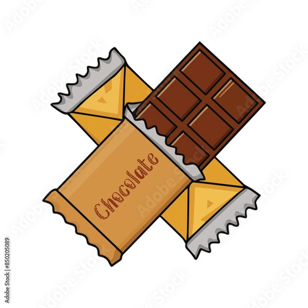 Fototapeta Chocoloate Vector Illustration