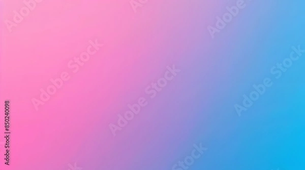 Fototapeta Bright color pink and blue gradient abstract backround. copy space. horizontal.