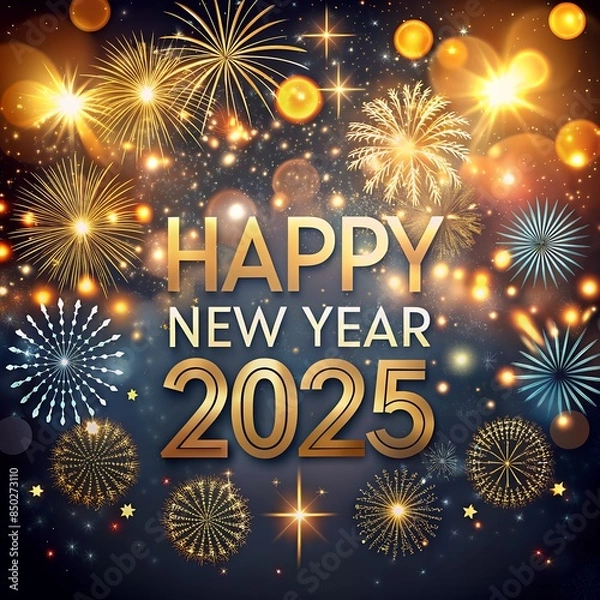 Fototapeta Happy New Year 2025