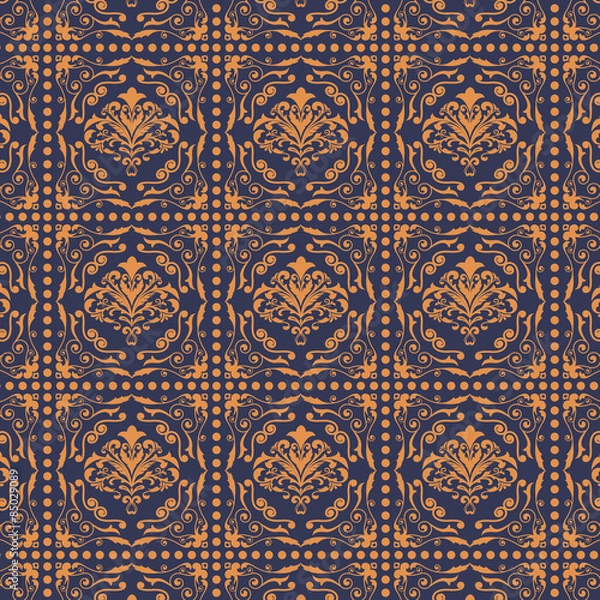 Fototapeta vintage seamless pattern