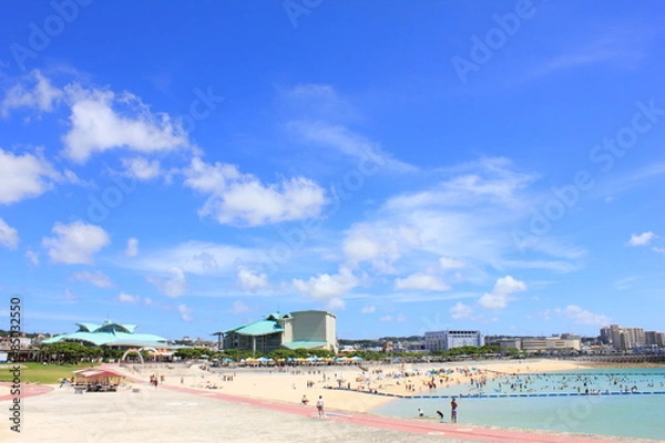 Obraz 沖縄　宜野湾トロピカルビーチ