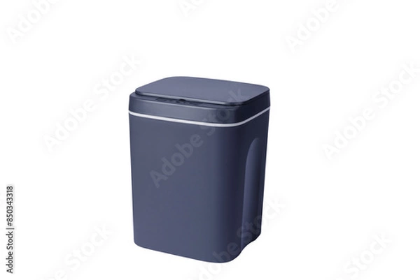 Obraz Garbage bins for colored household items
