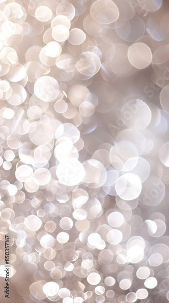 Fototapeta A close up of a white snowflake on a window with a blurred background