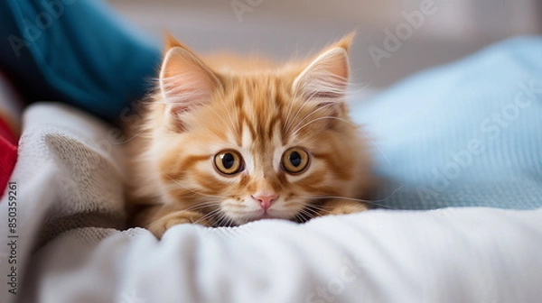 Fototapeta kitten sleeping