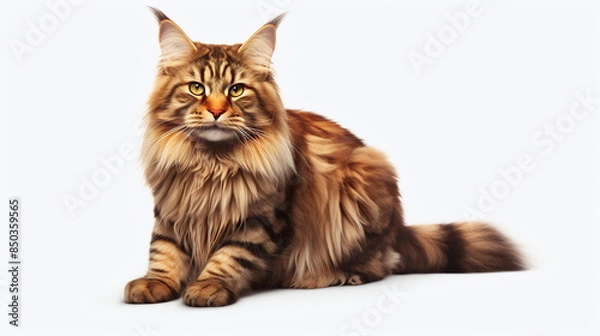 Obraz cat isolated on white background