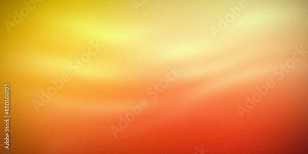 Obraz Bright yellow to orange gradient background with smooth transitions, creating a warm and energetic atmosphere. Ideal for vibrant designs, promotional materials, and cheerful visual themes