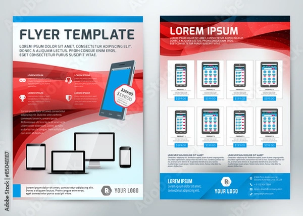 Obraz Vector Business Flyer Template for Business Purpose