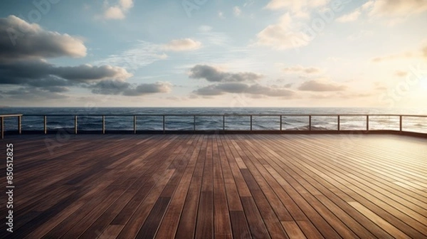 Obraz wooden pier in the sea