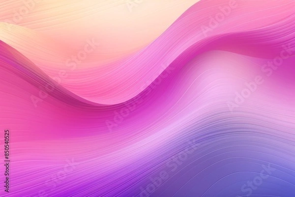 Fototapeta Abstract background with wavy lines of purple and pink colors. 