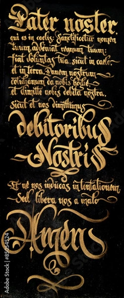 Obraz Pater Noster su porta