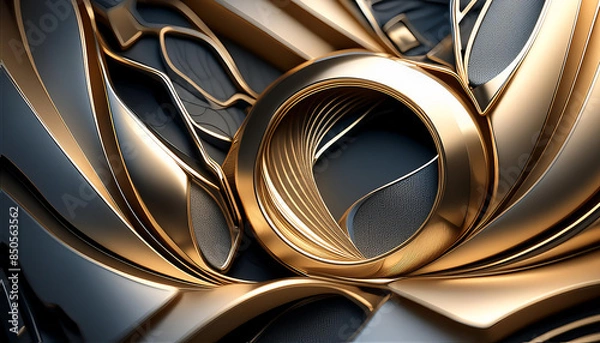 Obraz background with gold