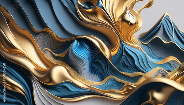 Obraz background with gold