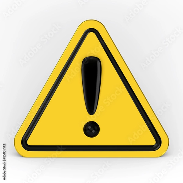 Fototapeta Warning sign