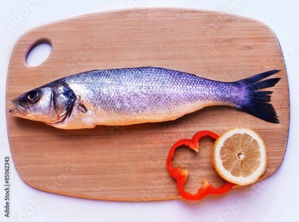 Obraz poisson sur une planche