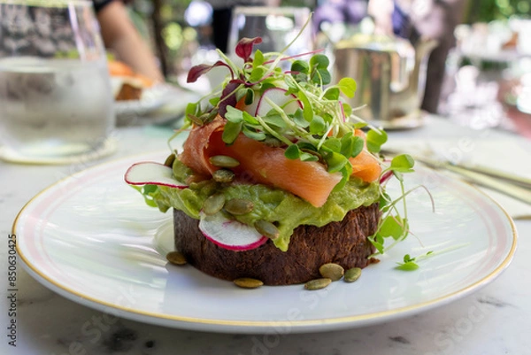 Fototapeta avocado toast