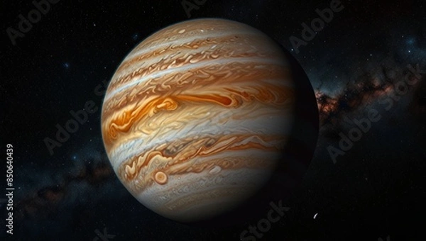 Fototapeta Jupiter Planet PNG with Transparent Background