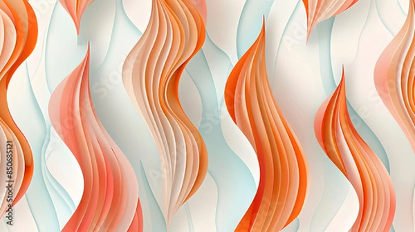Obraz abstract flowing ribbons