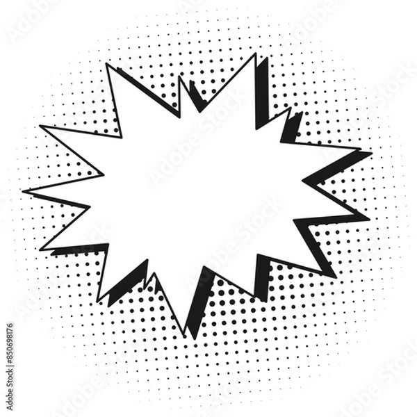 Obraz Comic Speech Bubble