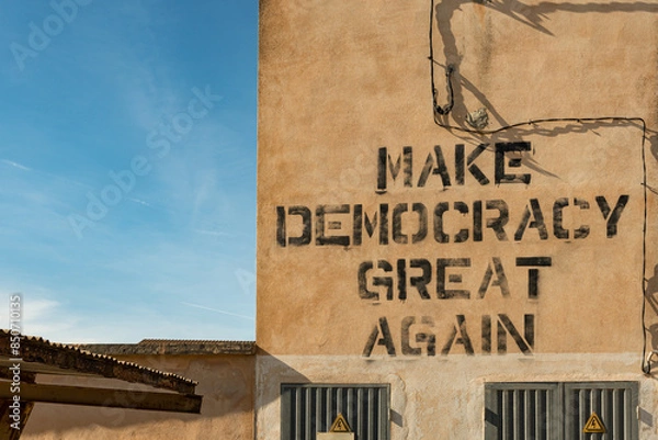 Obraz Make Democracy Great Again