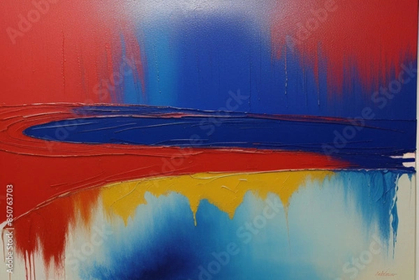 Obraz abstract watercolor background with rainbow