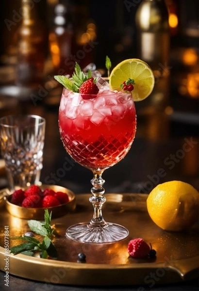 Obraz cocktail with fruits