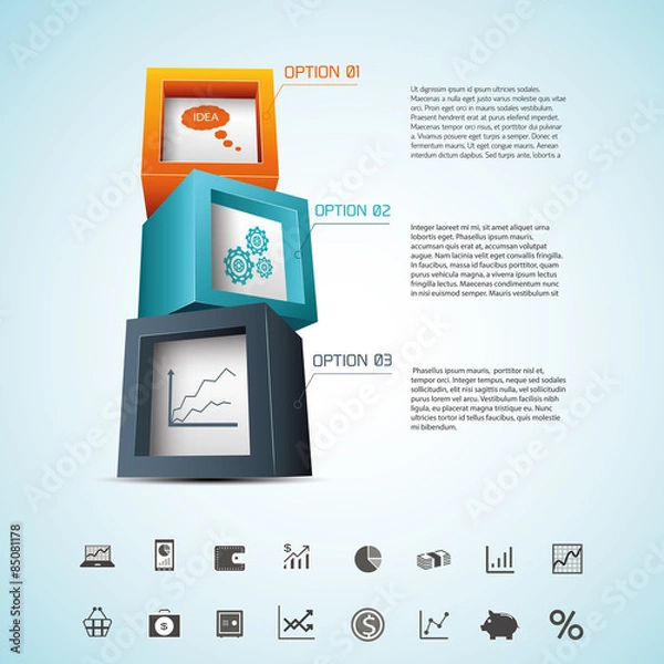 Fototapeta инфографика