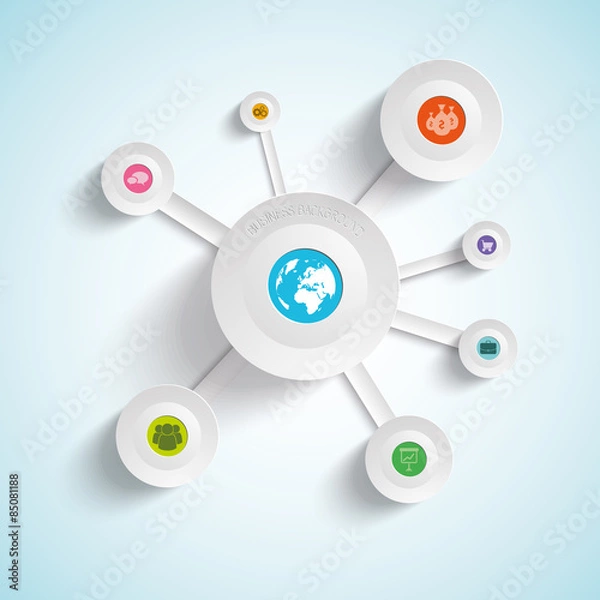 Fototapeta инфографика