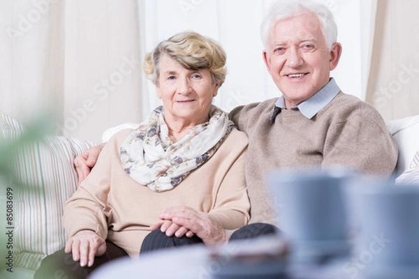 Obraz Smiling senior marriage