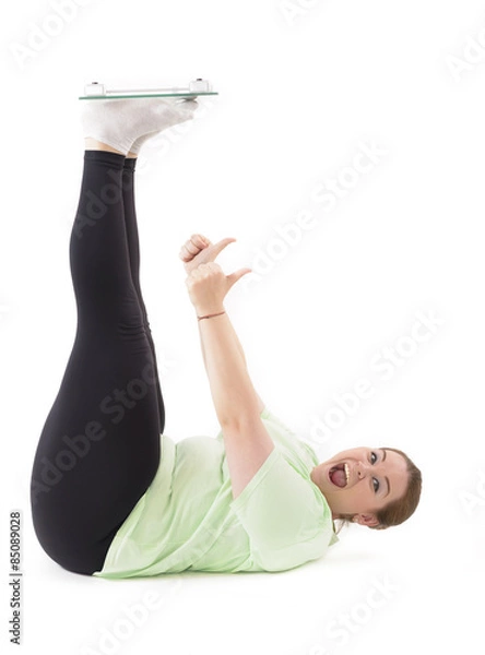 Obraz Funny Weighing