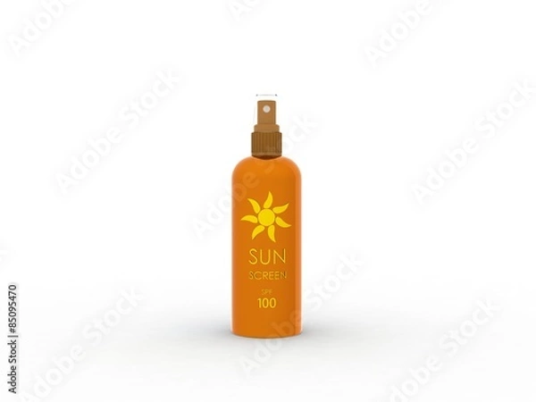 Obraz sunscreen spray